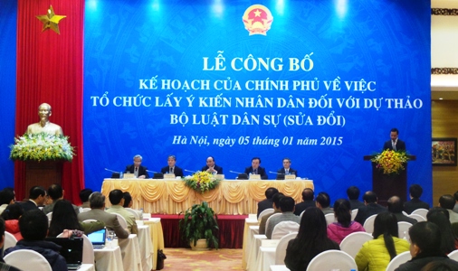 Lấy ý kiến nhân dân về dự thảo Bộ luật dân sự sửa đổi cần thiết thực, hiệu quả, tiết kiệm